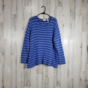Liz Claiborne blue knit sweater size 2X